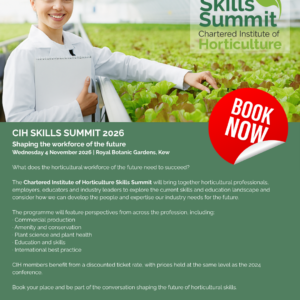 Chartered Institute of Horticulture Conference Skills Summit - 4th November 2026